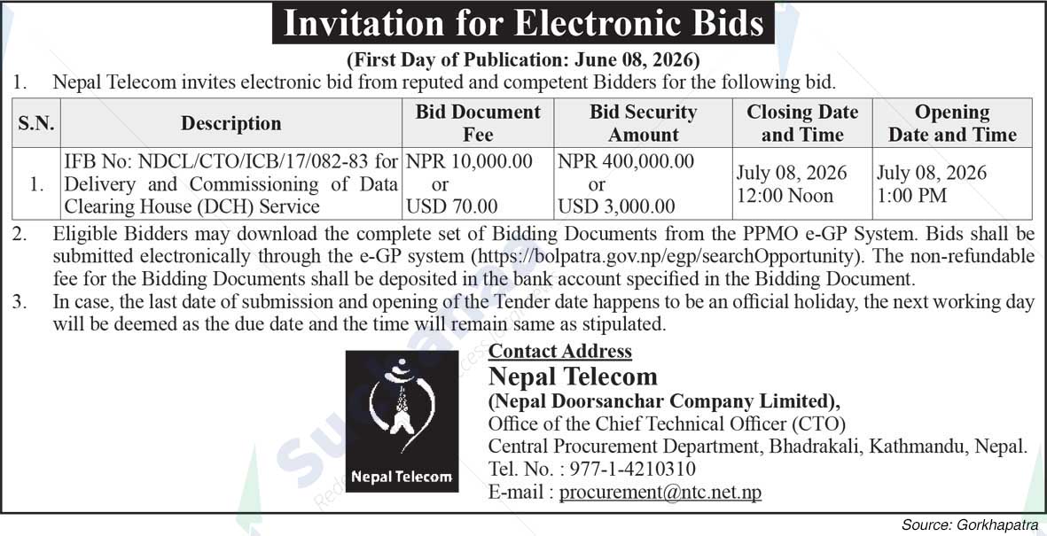 Nepal Doorsanchar Company Limited (NTC)