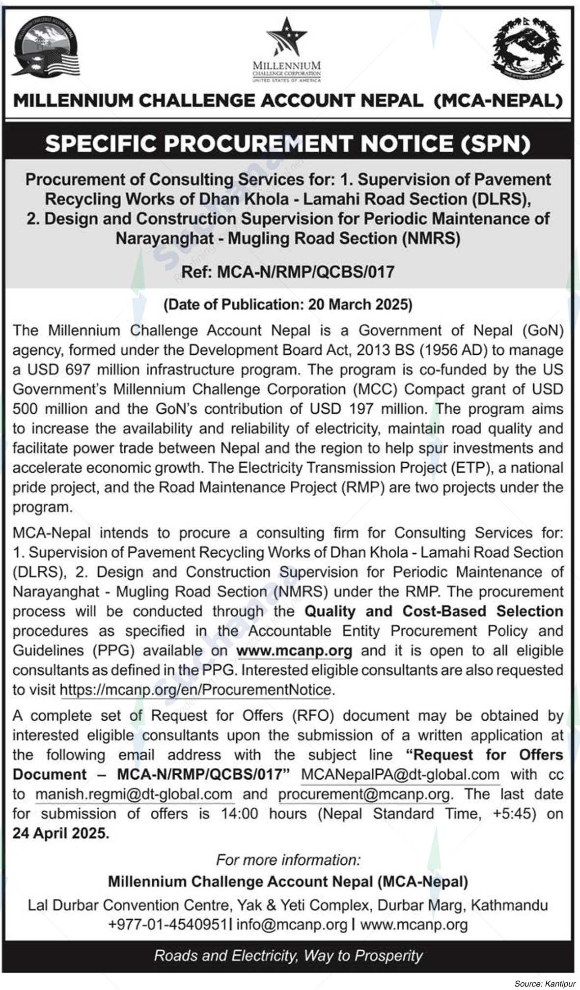Millennium Challenge Account Nepal (MCA-Nepal)