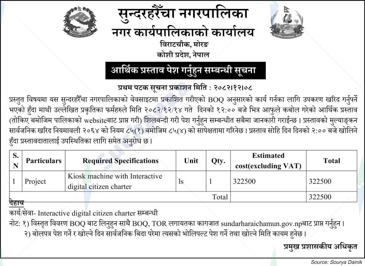 Sundarharaicha Municipality