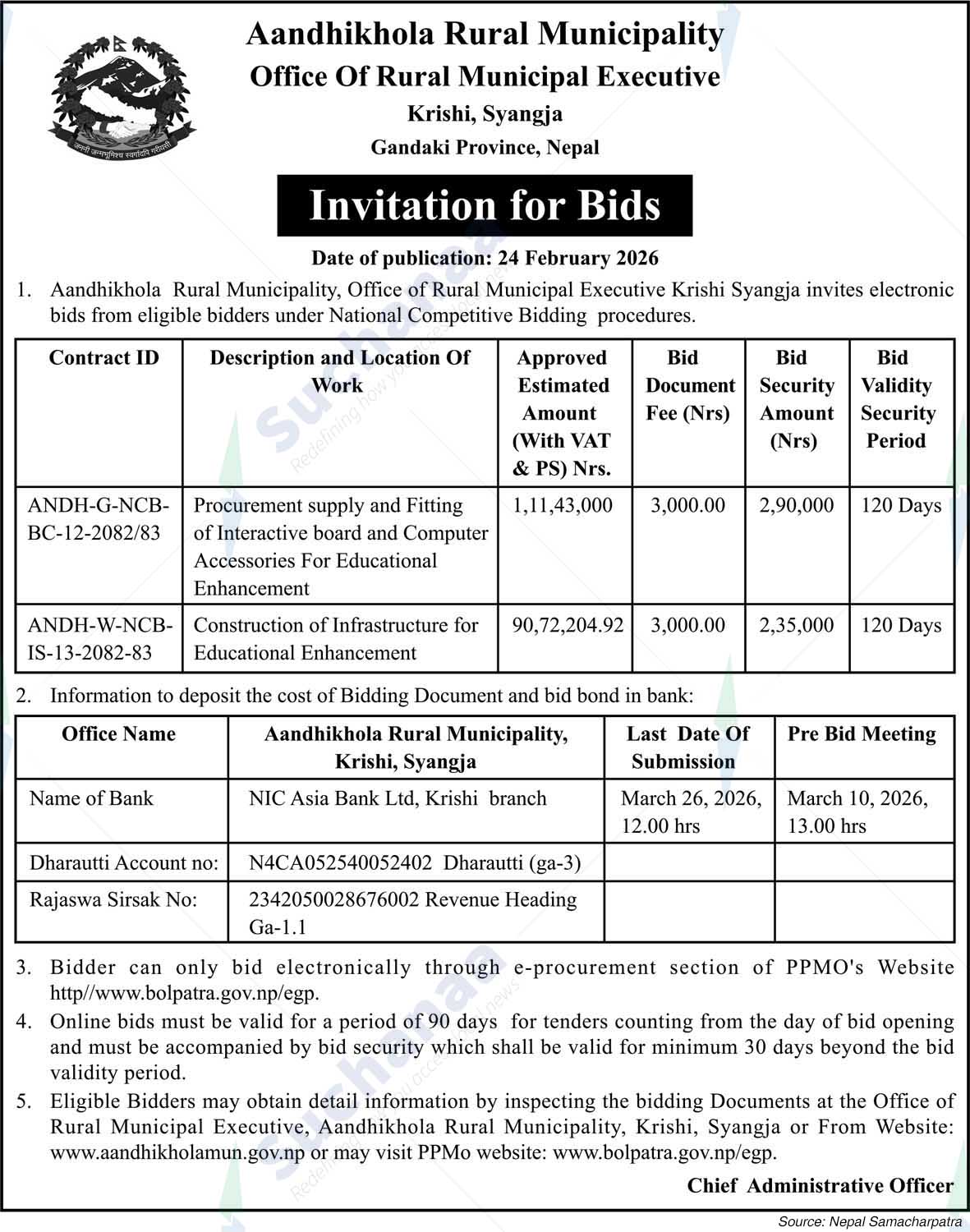 Aandhikhola Rural Municipality