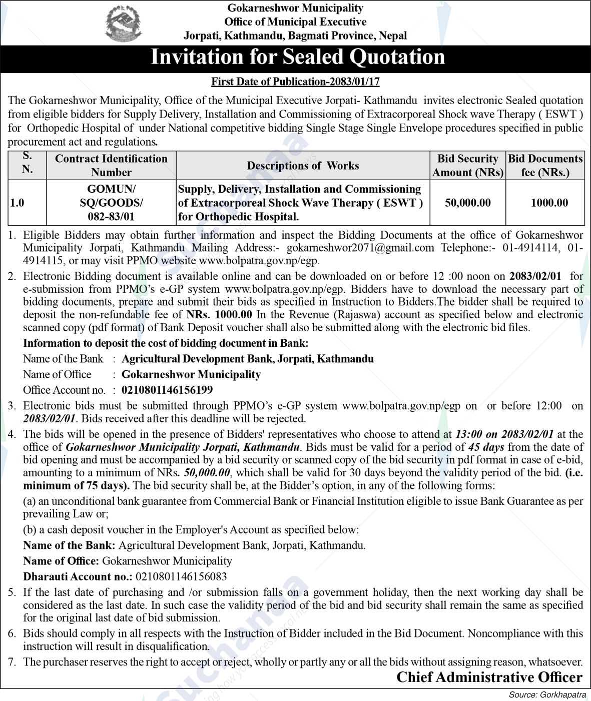 Gokarneshwor Municipality