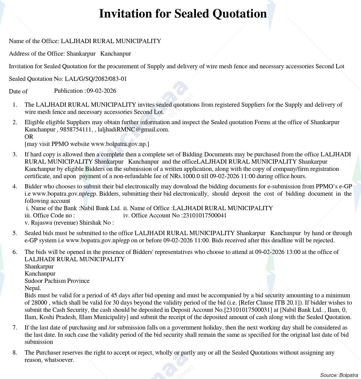 Laljhadi Rural Municipality