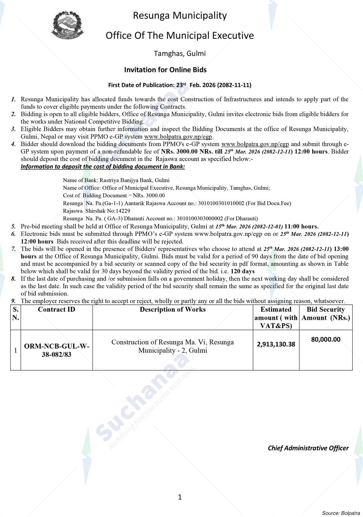 Resunga Municipality