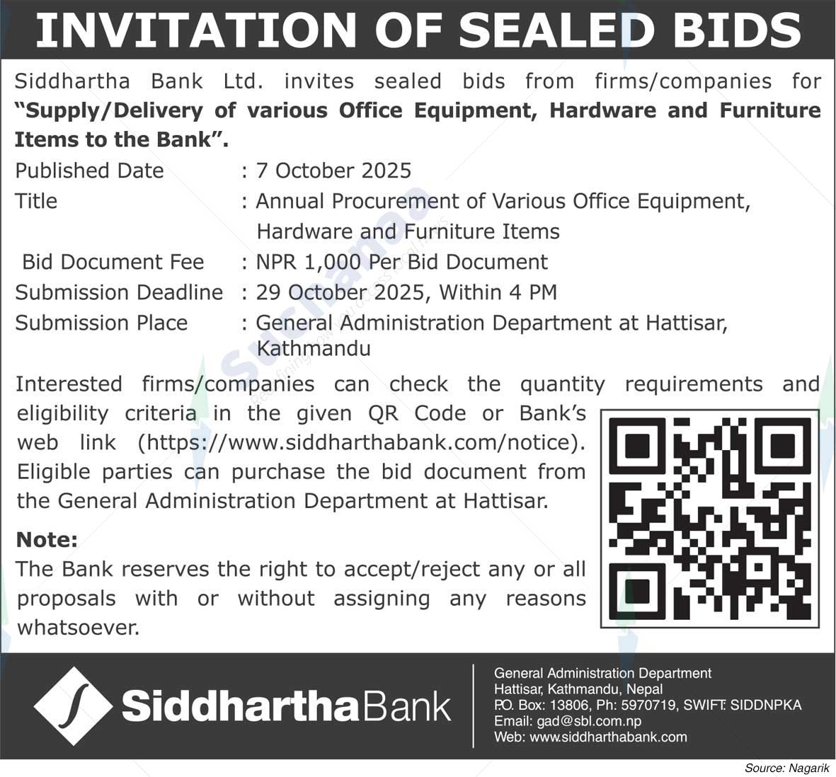 Siddhartha Bank Limited
