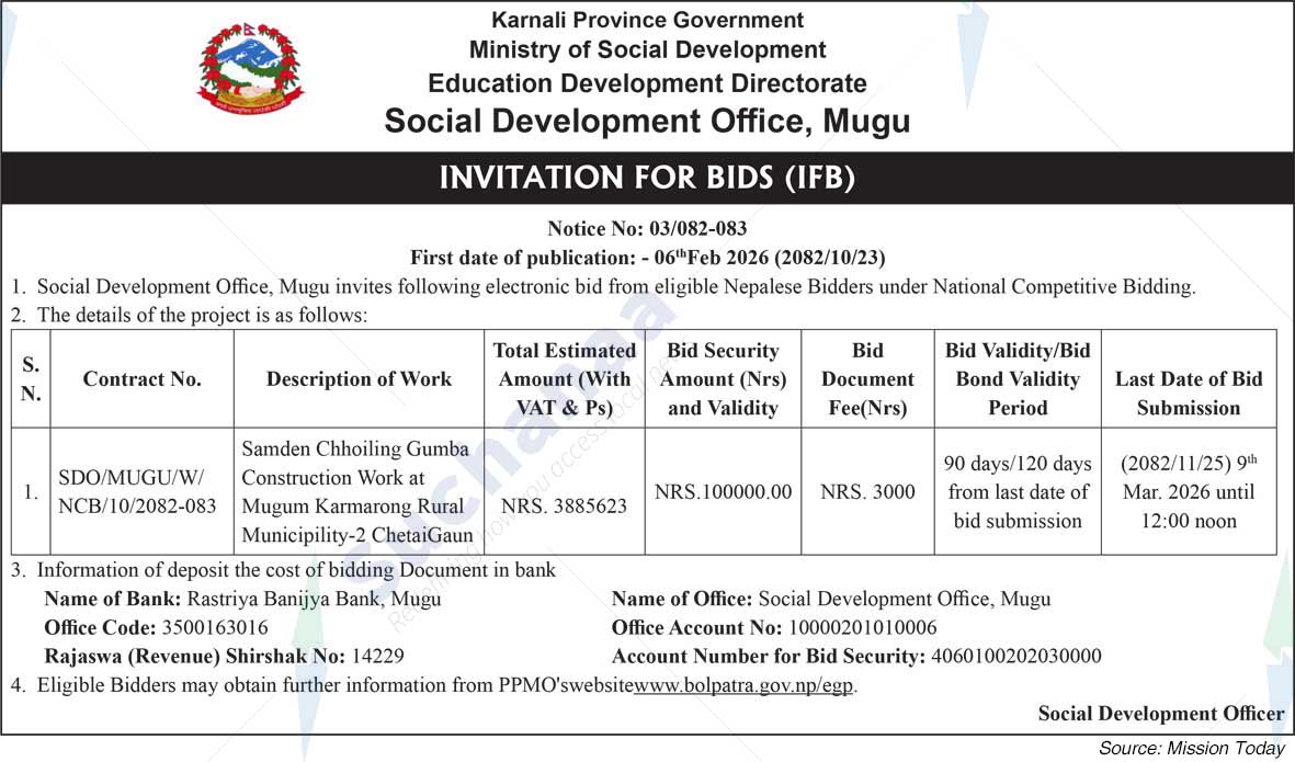 Social Development Office, Mugu