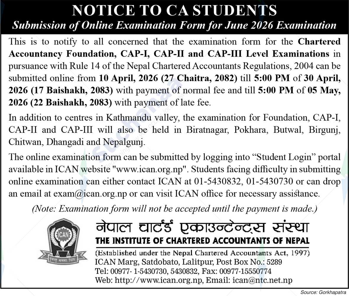 The Institute of Chartered Accountants of Nepal