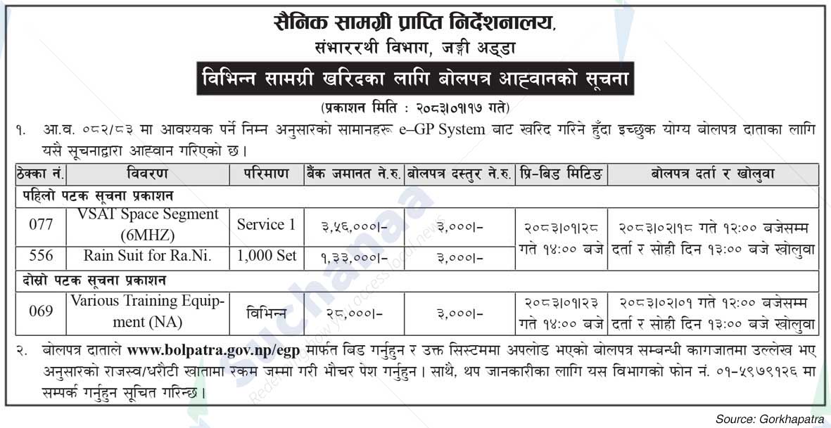 Master General of Ordnance (Provision)