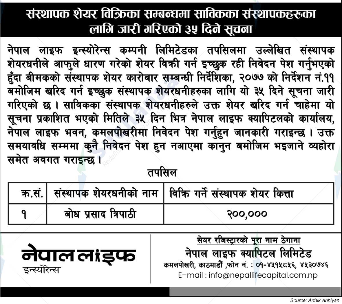 Nepal Life Insurance Company Limited