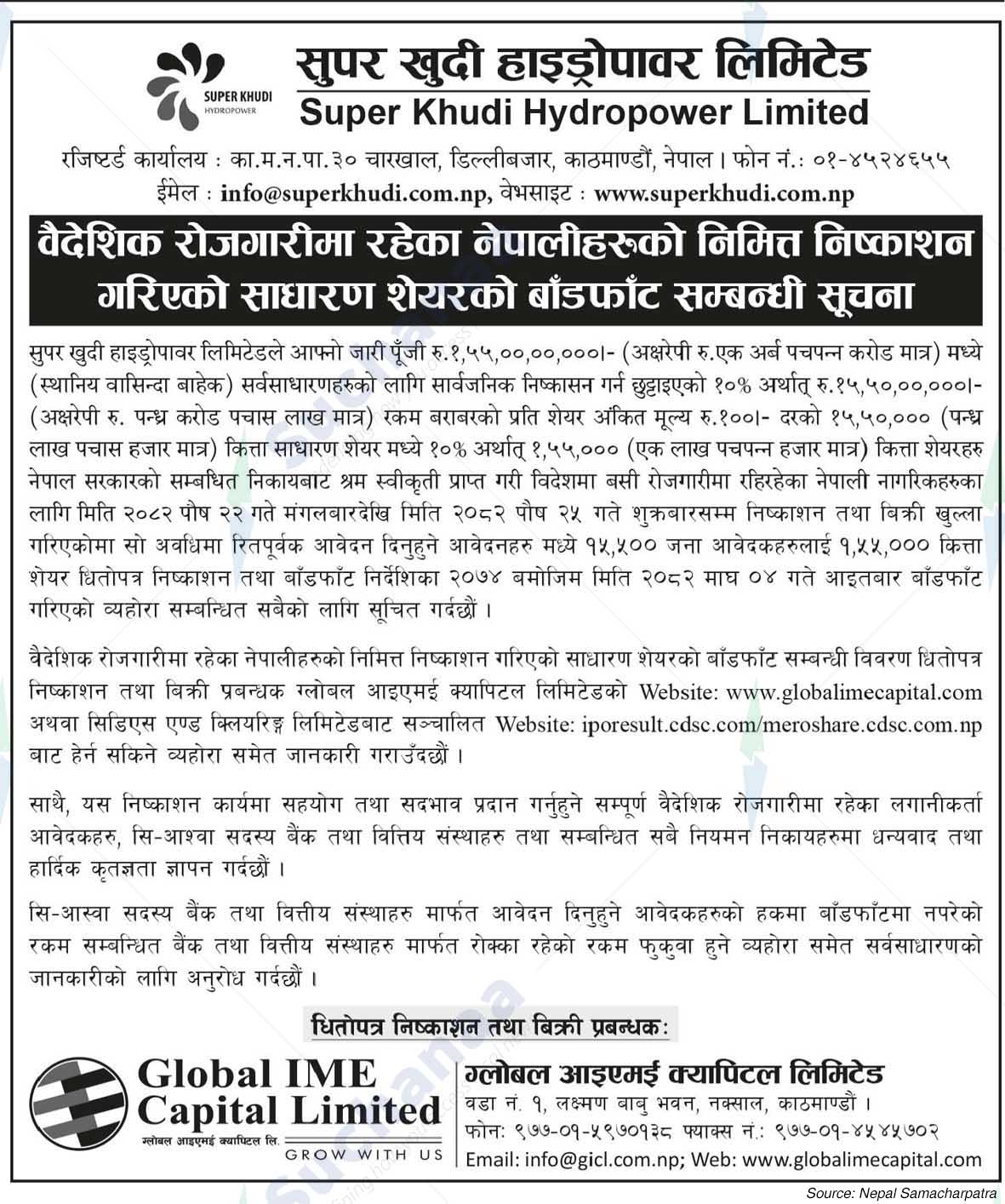Super Khudi Hydropower Pvt. Ltd.