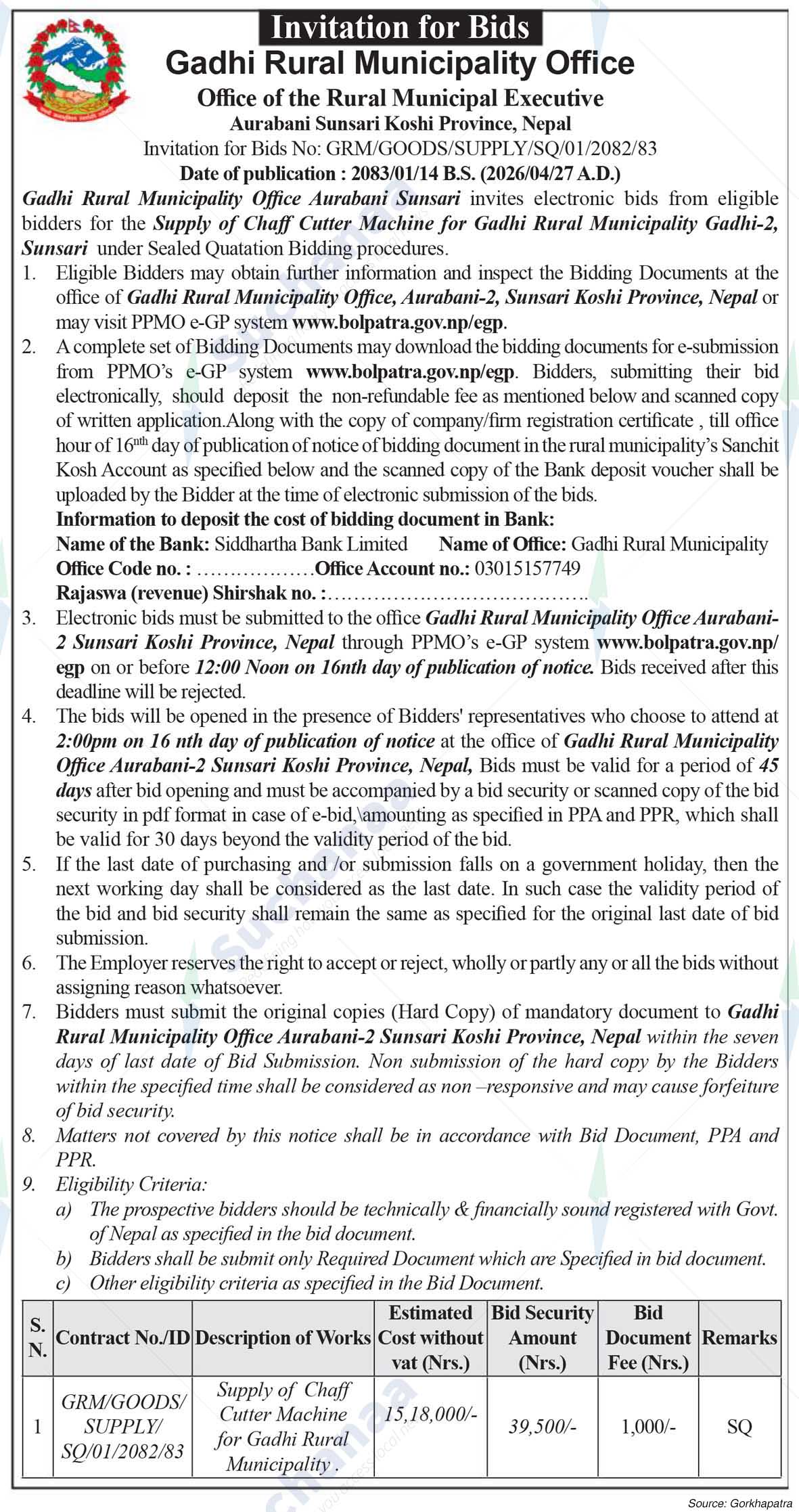 Gadhi Rural Municipality