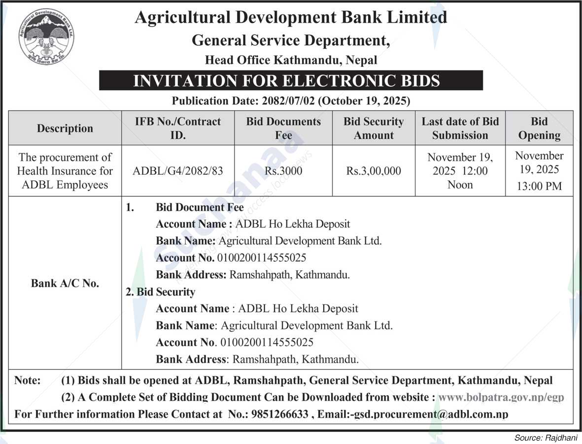 Agricultural Development Bank Limited