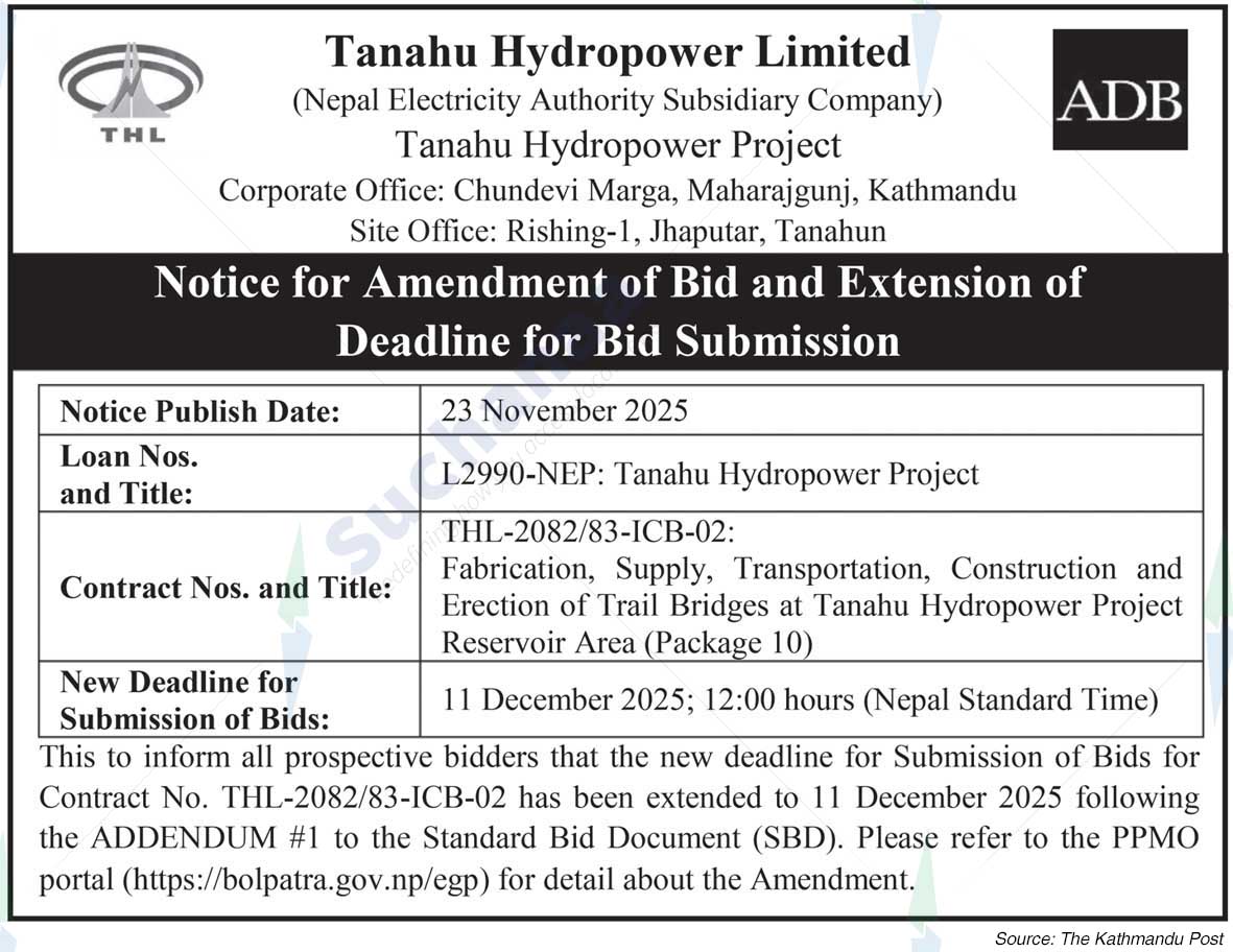 Tanahu Hydropower Limited (THL)