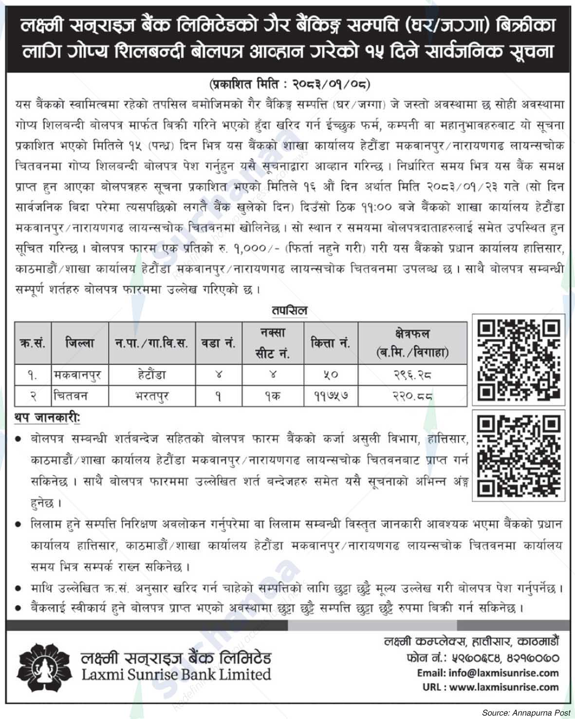 Laxmi Sunrise Bank Limited