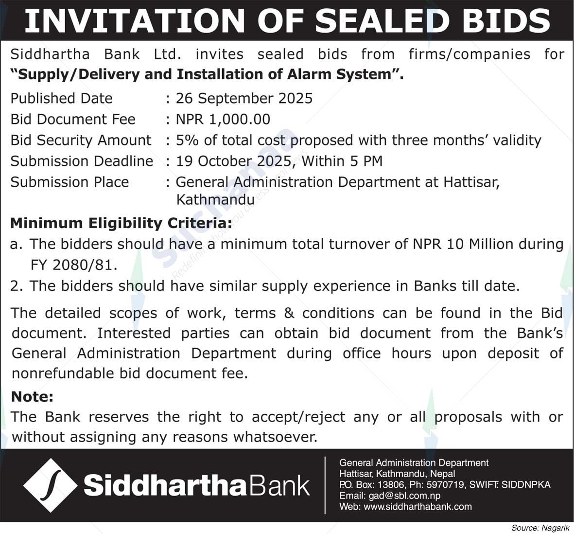 Siddhartha Bank
