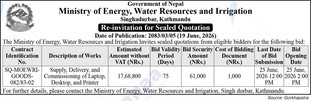 Ministry of Energy, Water Resources and Irrigation