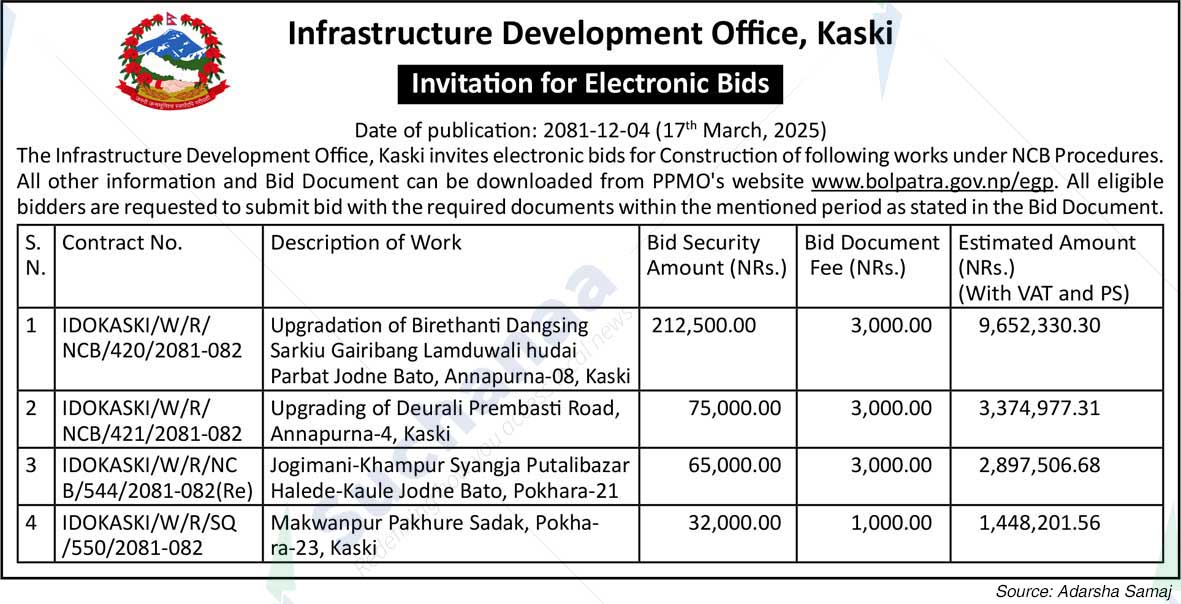 Infrastructure Development Office, Kaski