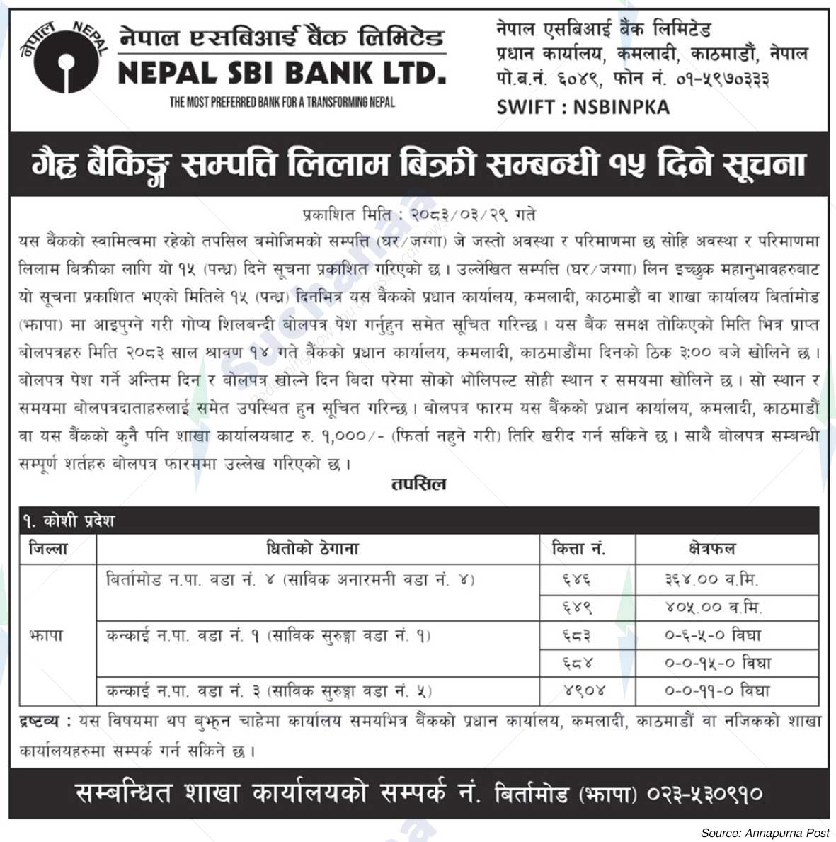 Nepal SBI Bank Limited
