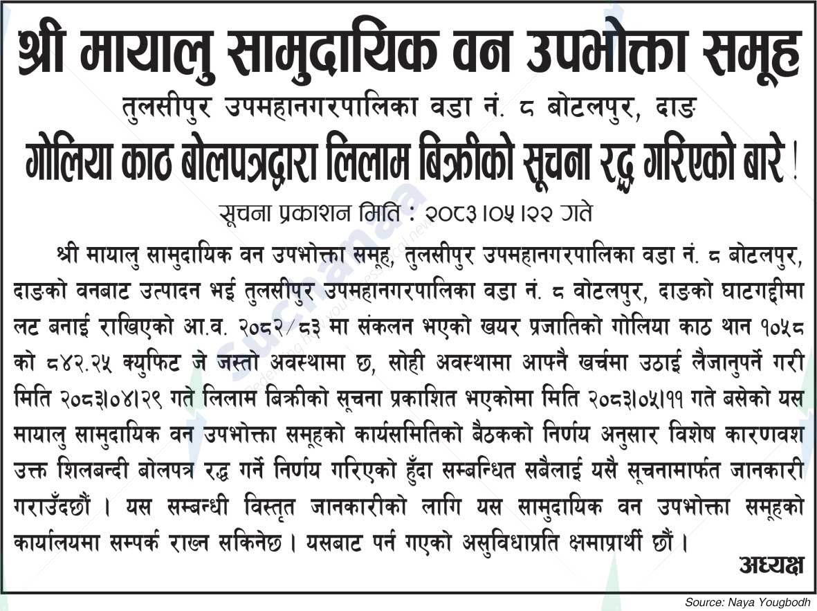 Shree Mayalu Saa.Wa.Wo.Sa.