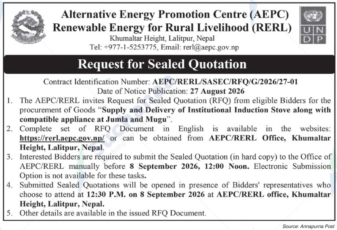 Renewable Energy for Rural Livelihood (RERL)