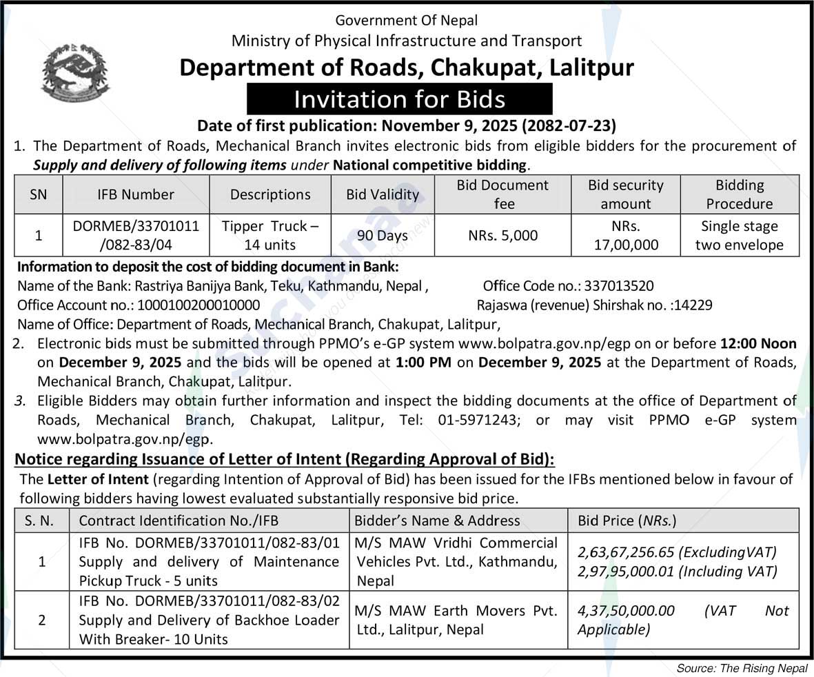 Department of Roads, Chakupat, Lalitpur