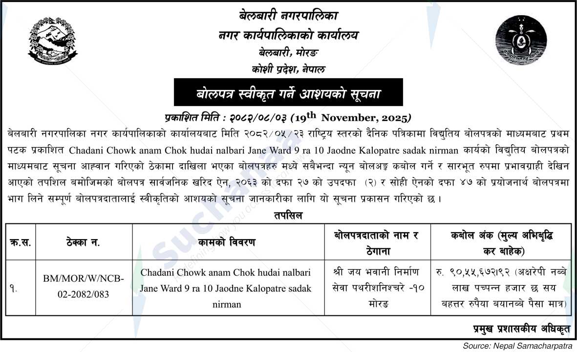 Belbari Municipality