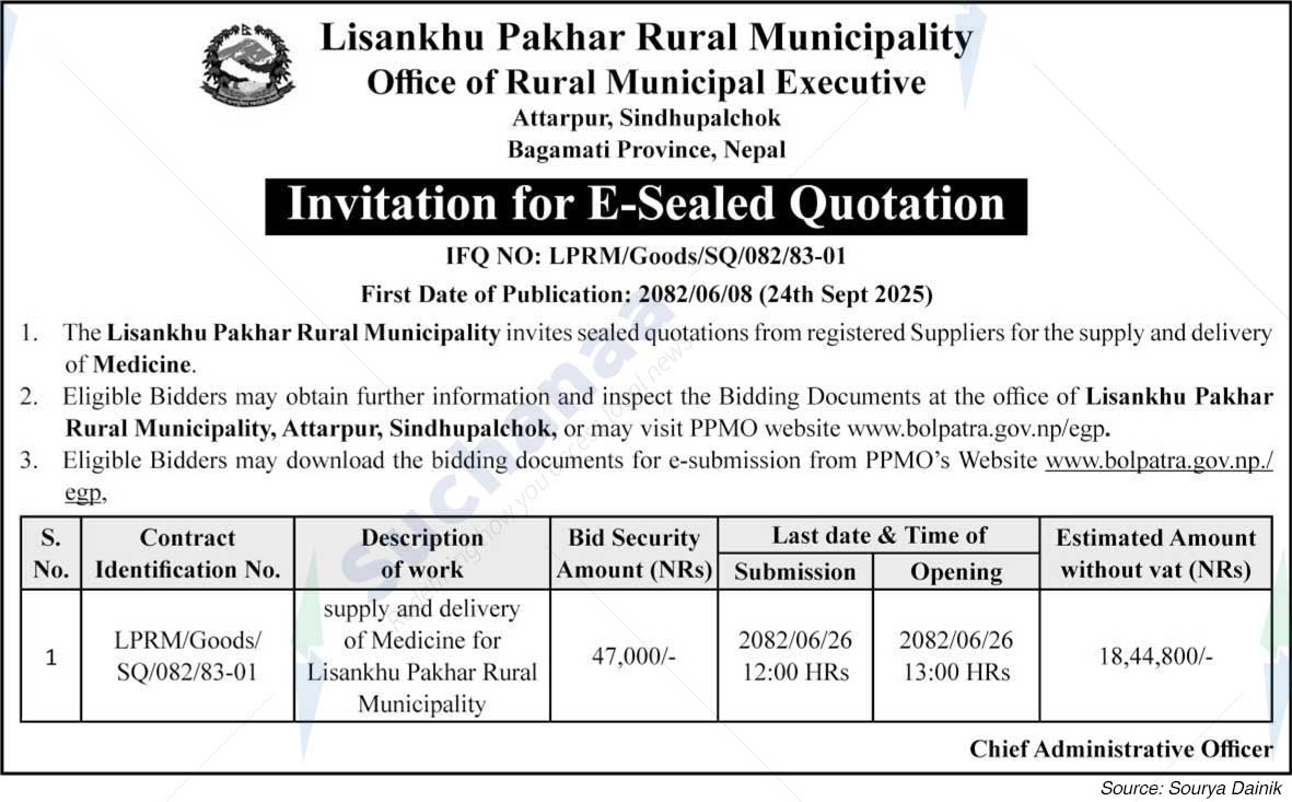 Lisankhu Pakhar Rural Municipality