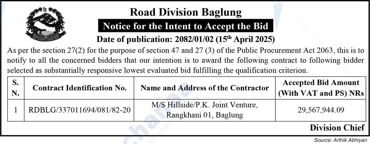 Road Division Baglung