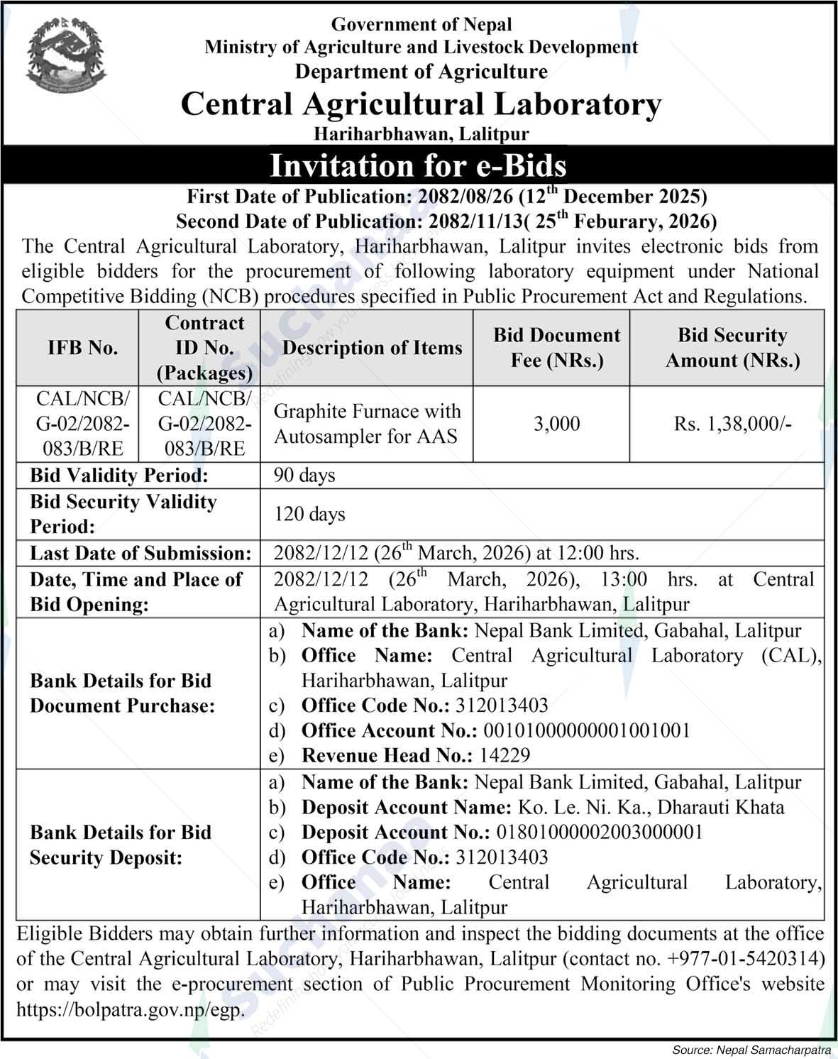 Central Agricultural Laboratory