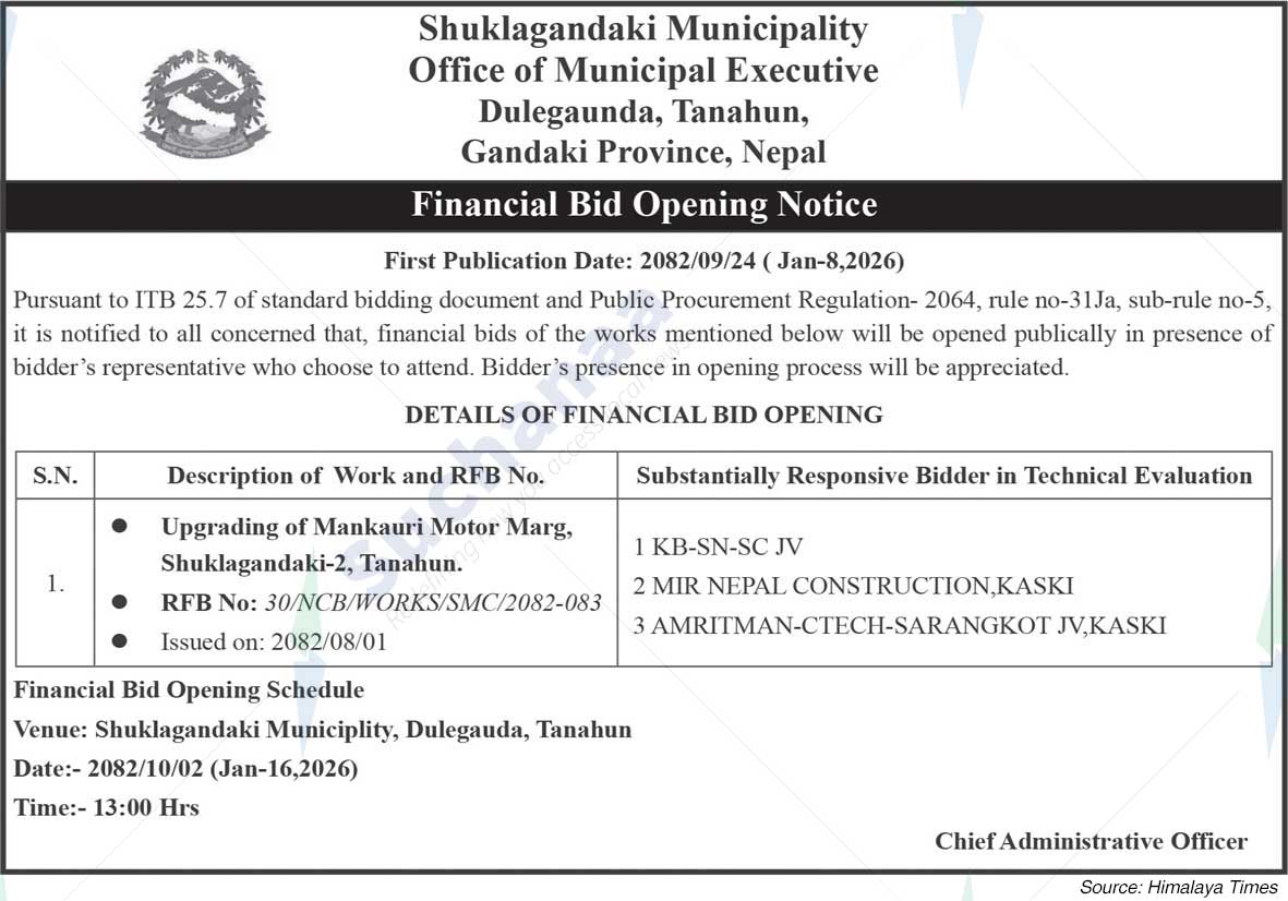 Shuklagandaki Municipality
