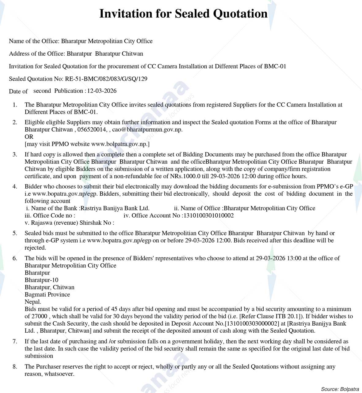 Bharatpur Metropolitan City