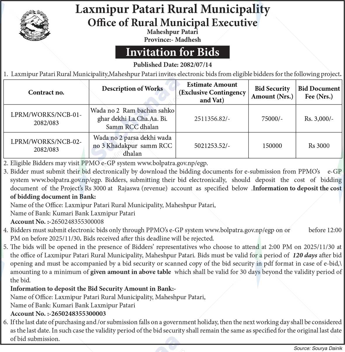 Laxmipur Patari Rural Municipality