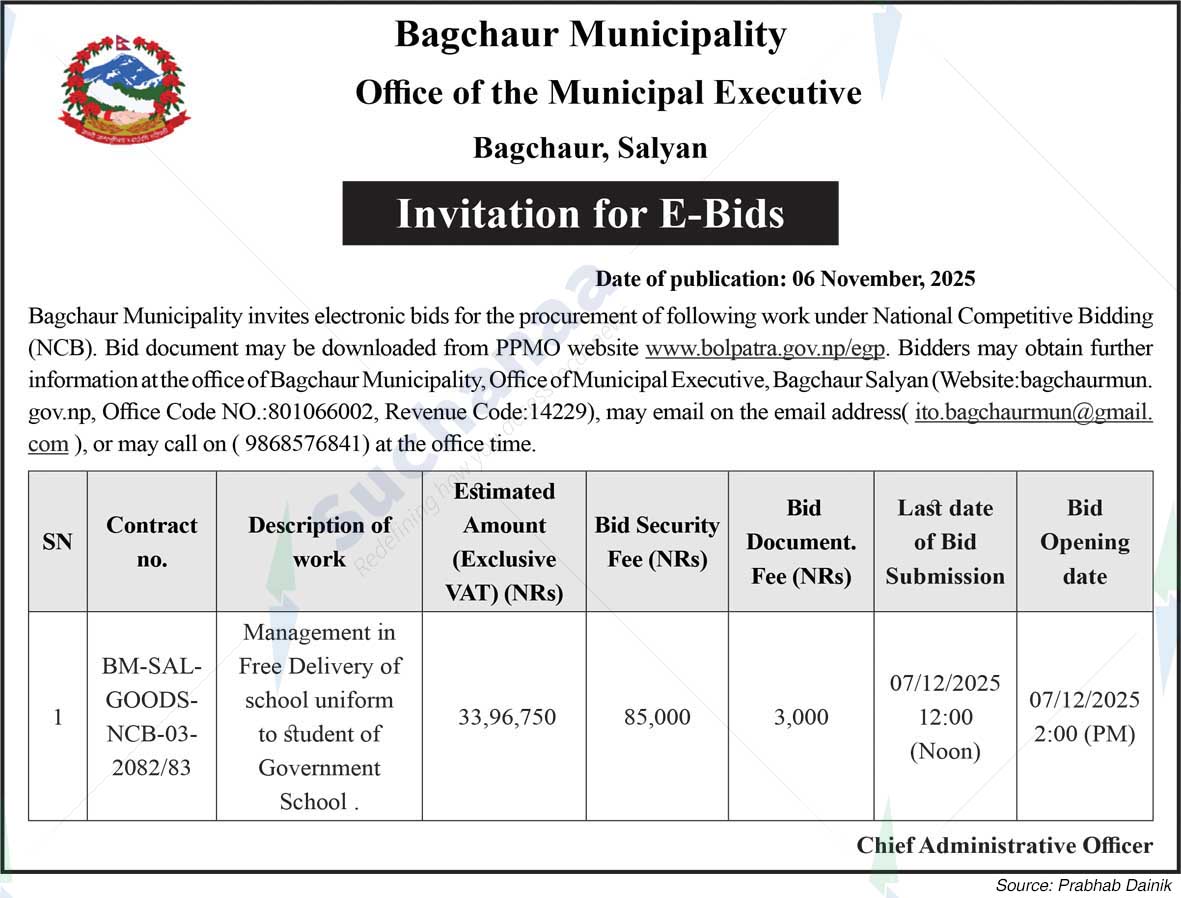 Bagchaur Municipality