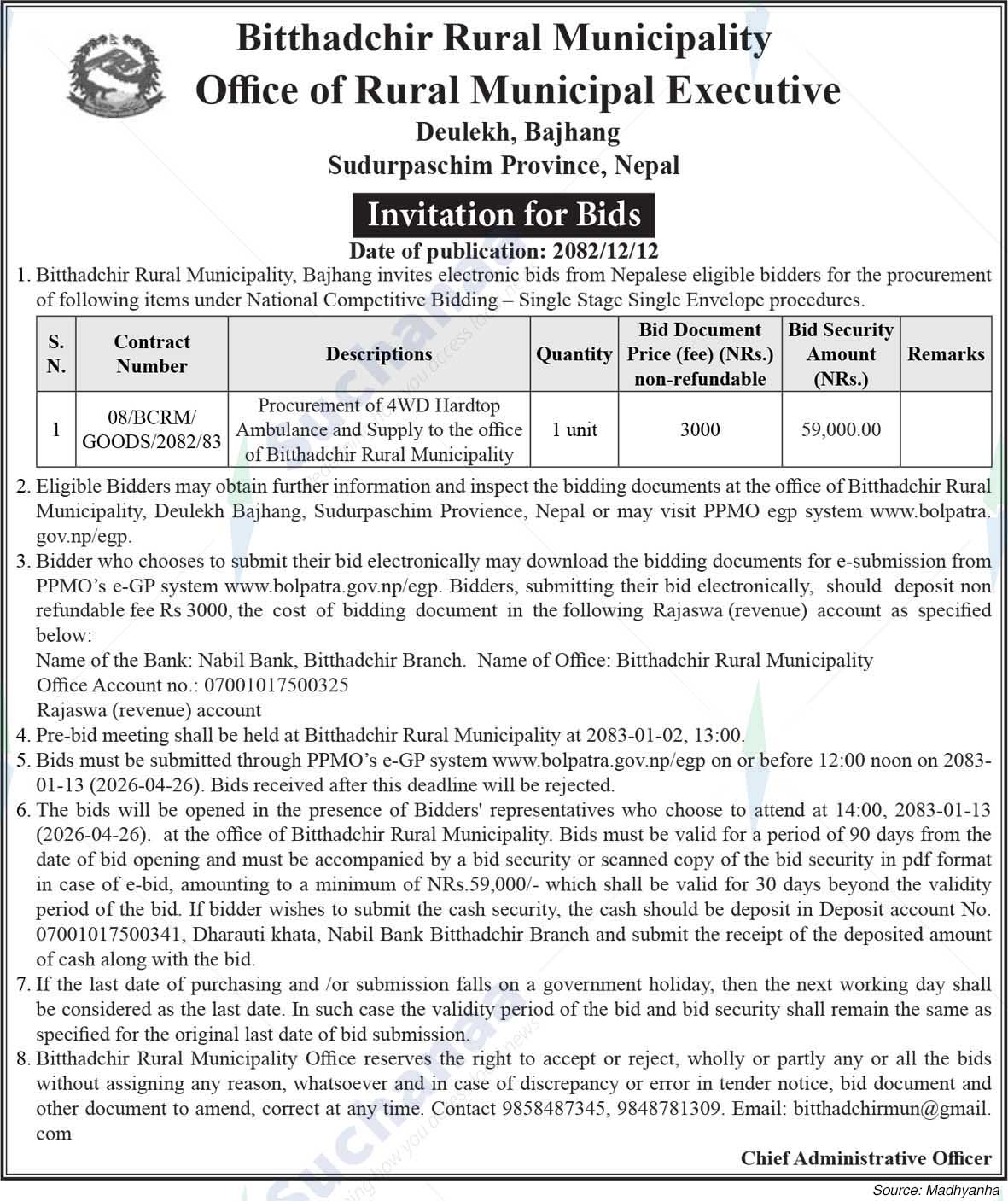 Bithadchir Rural Municipality