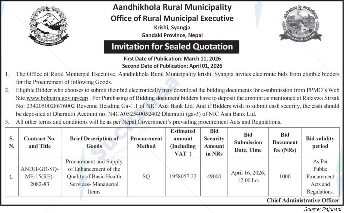 Aandhikhola Rural Municipality