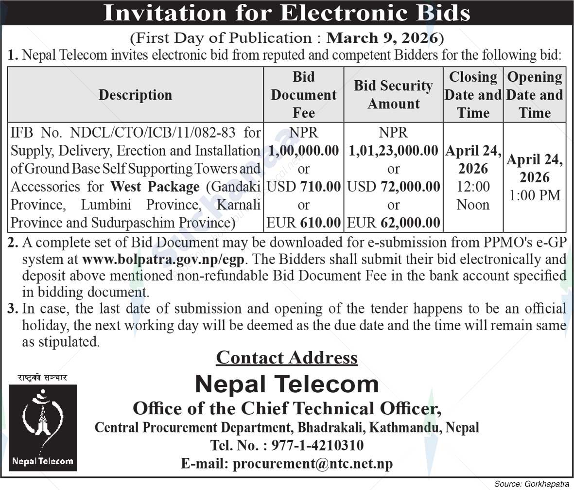 Nepal Doorsanchar Company Limited (NTC)