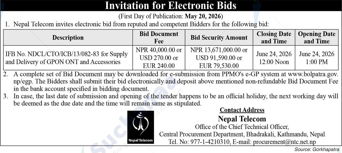 Nepal Doorsanchar Company Limited (NTC)