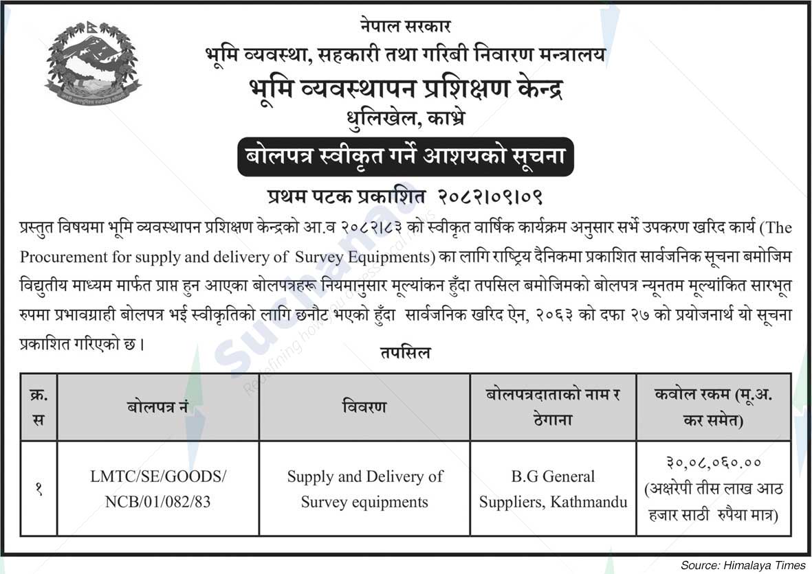 Ministry of Land Management, Cooperatives and Poverty Alleviation