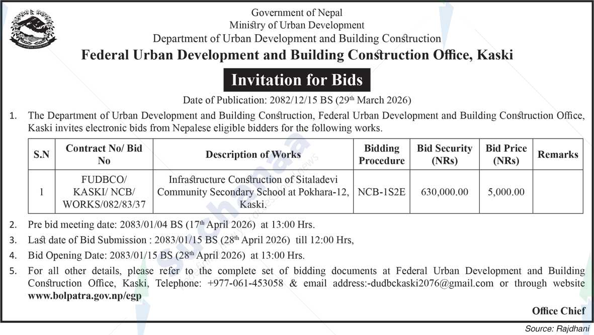 Federal Urban Development and Building Construction Office, Kaski