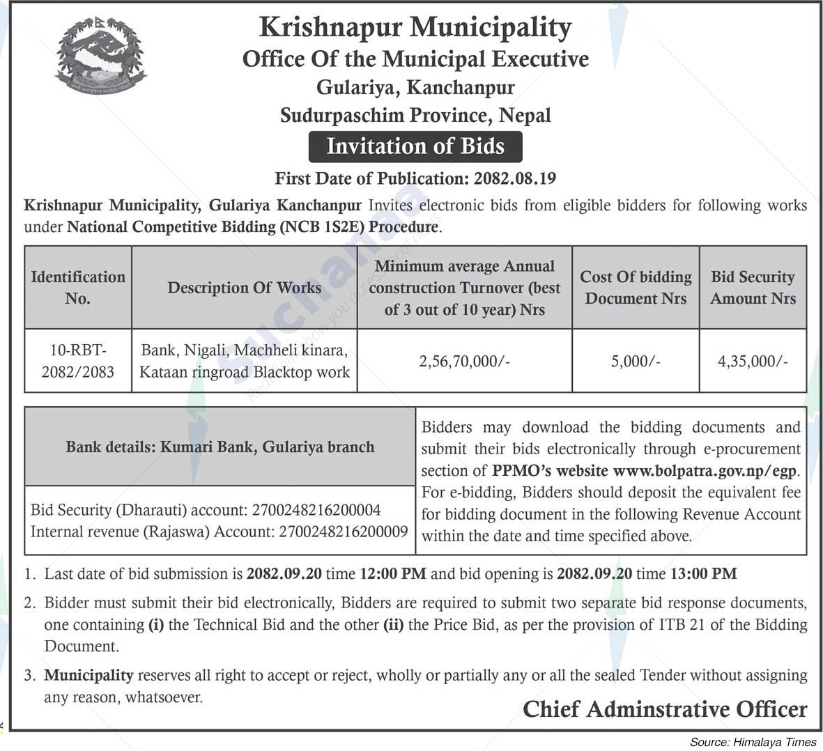 Krishnapur Municipality