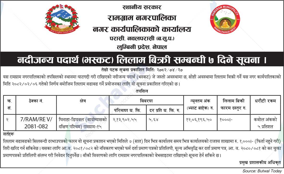 Ramgram Municipality