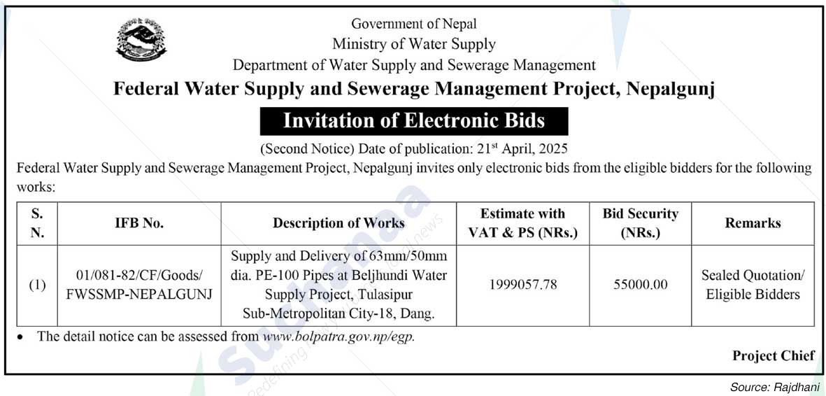 Federal Water Supply and Sewerage Management Project