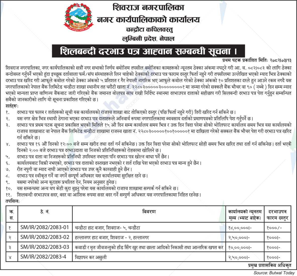 Shivraj Municipality