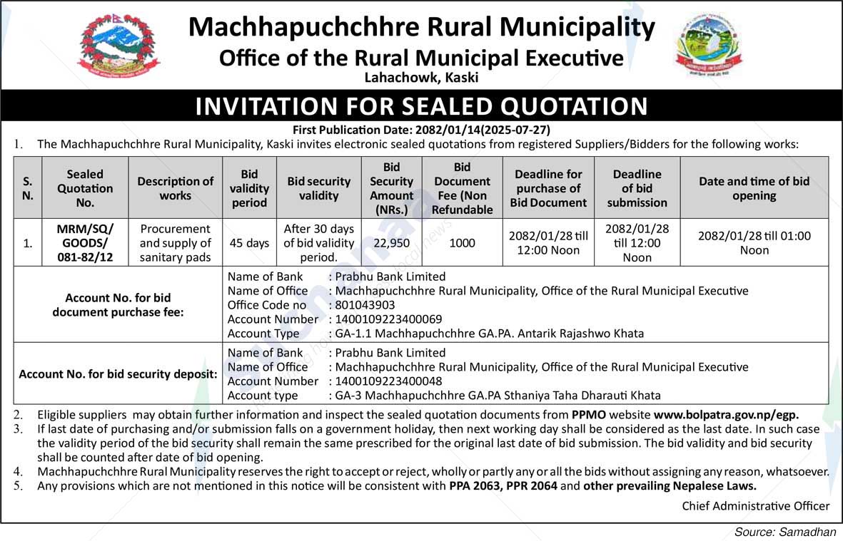 Machhapuchchhre Rural Municipality
