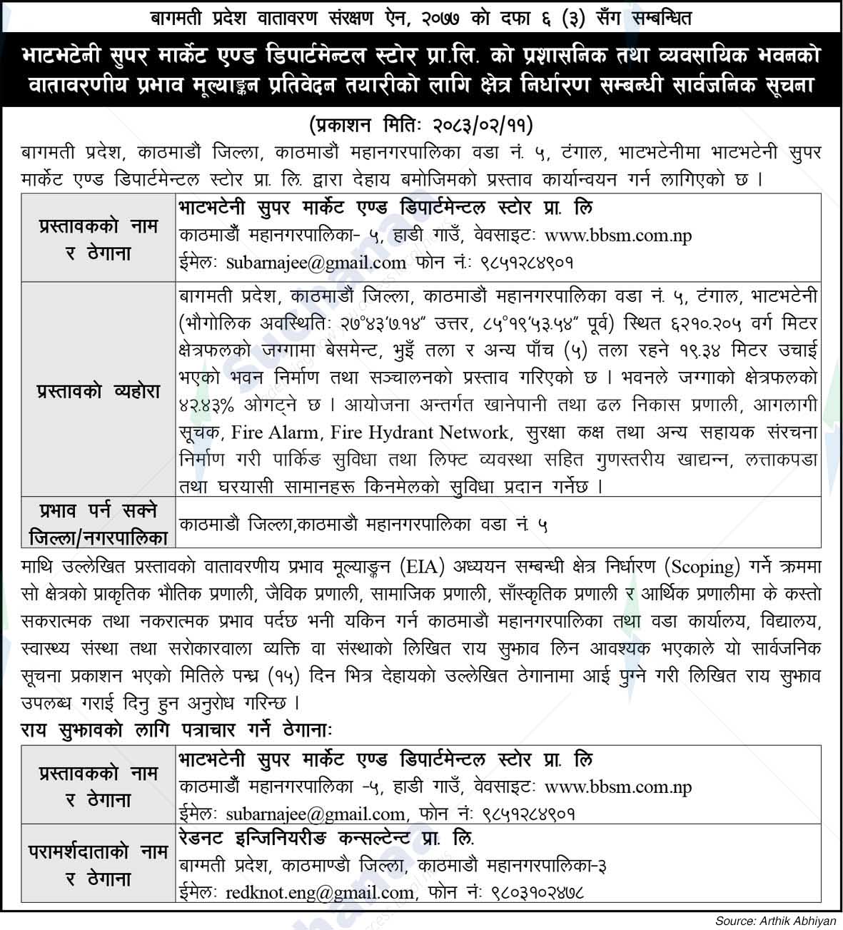 Bhat- Bhateni