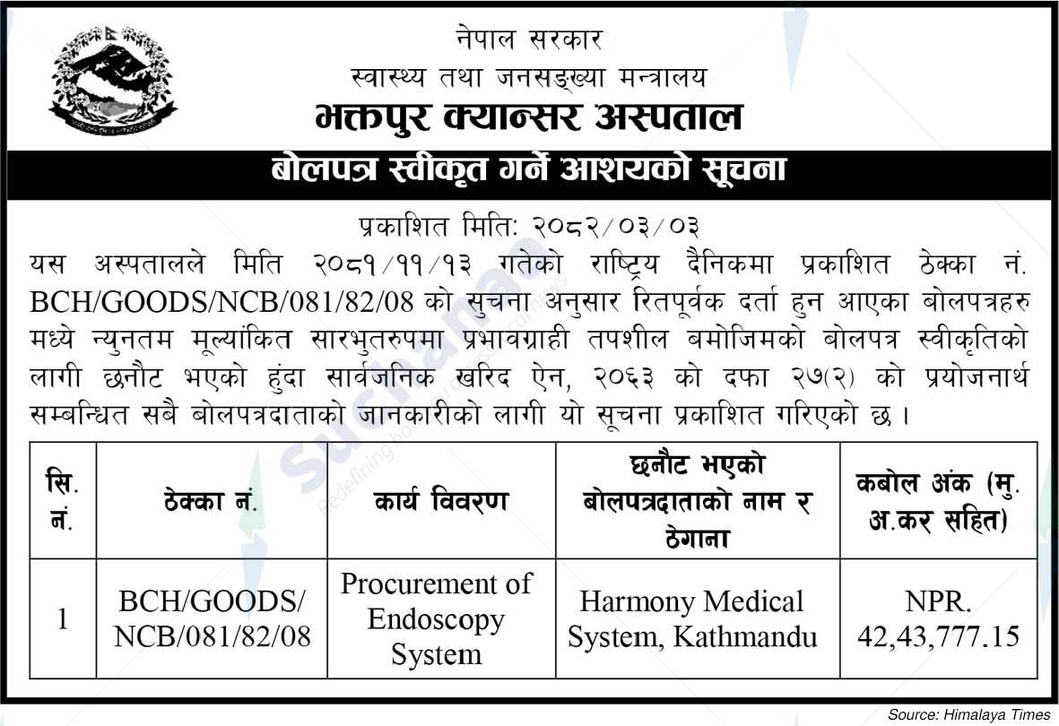 Bhaktapur Cancer Hospital