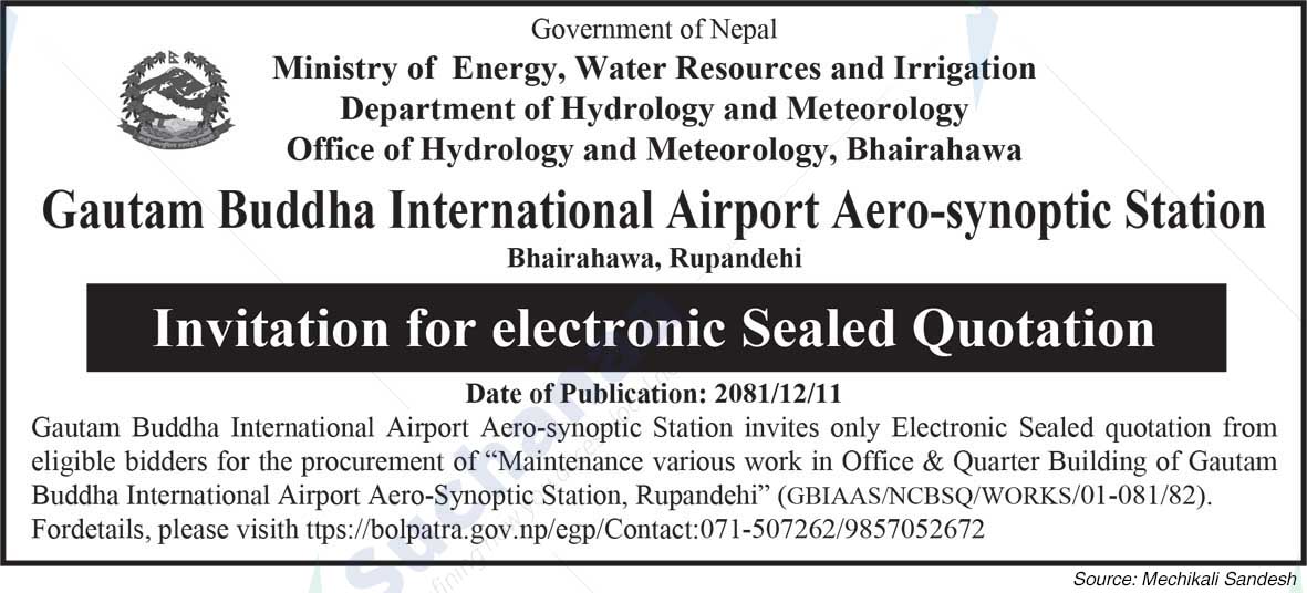 Gautam Buddha International Airport Aero-synoptic Station