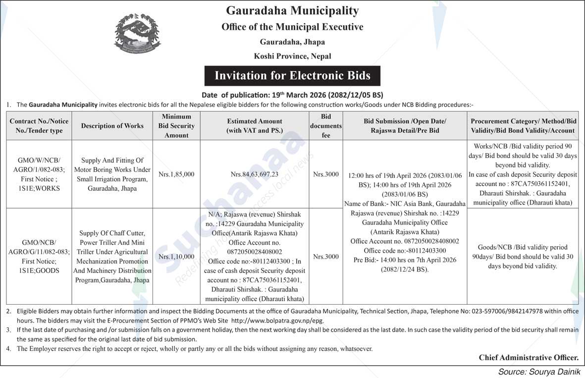 Gauradaha Municipality