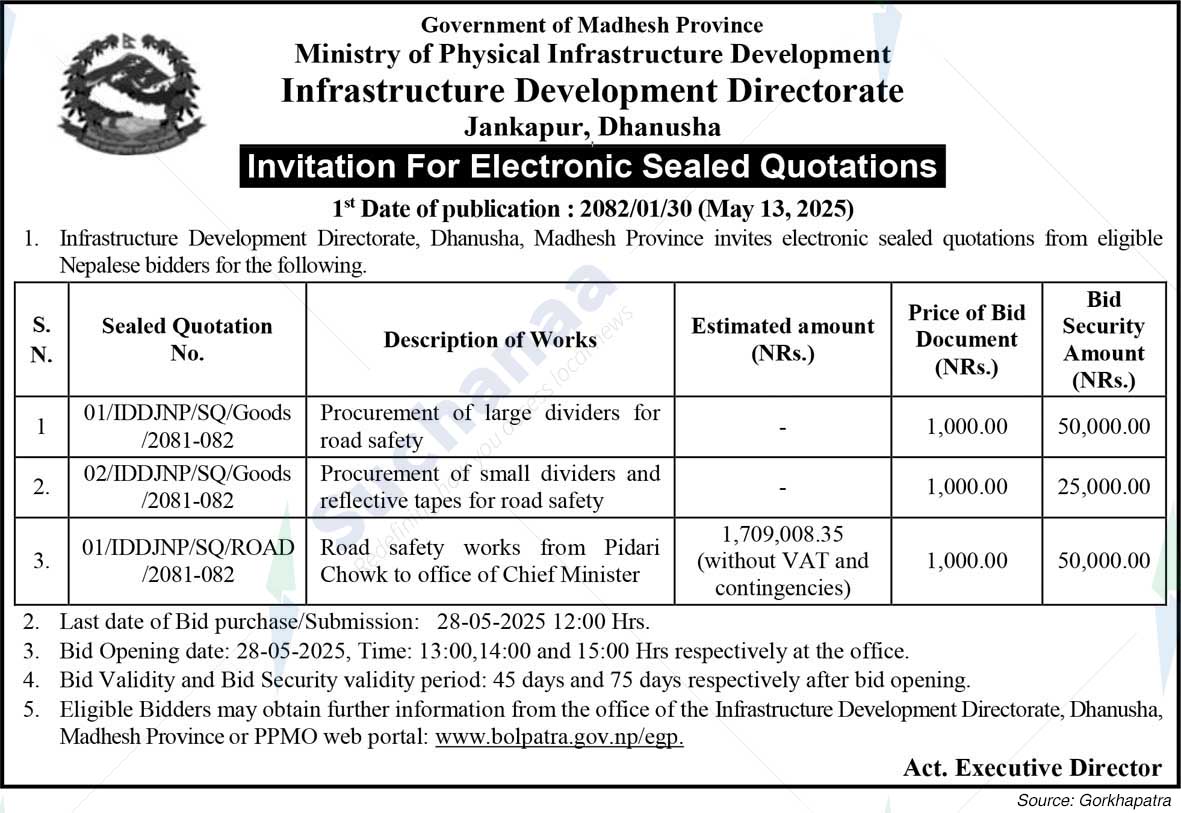 Infrastructure Development Directorate