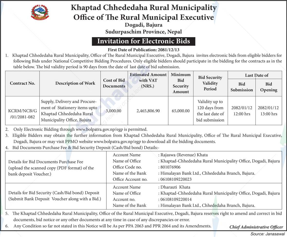 Khaptad Chhededaha Rural Municipality