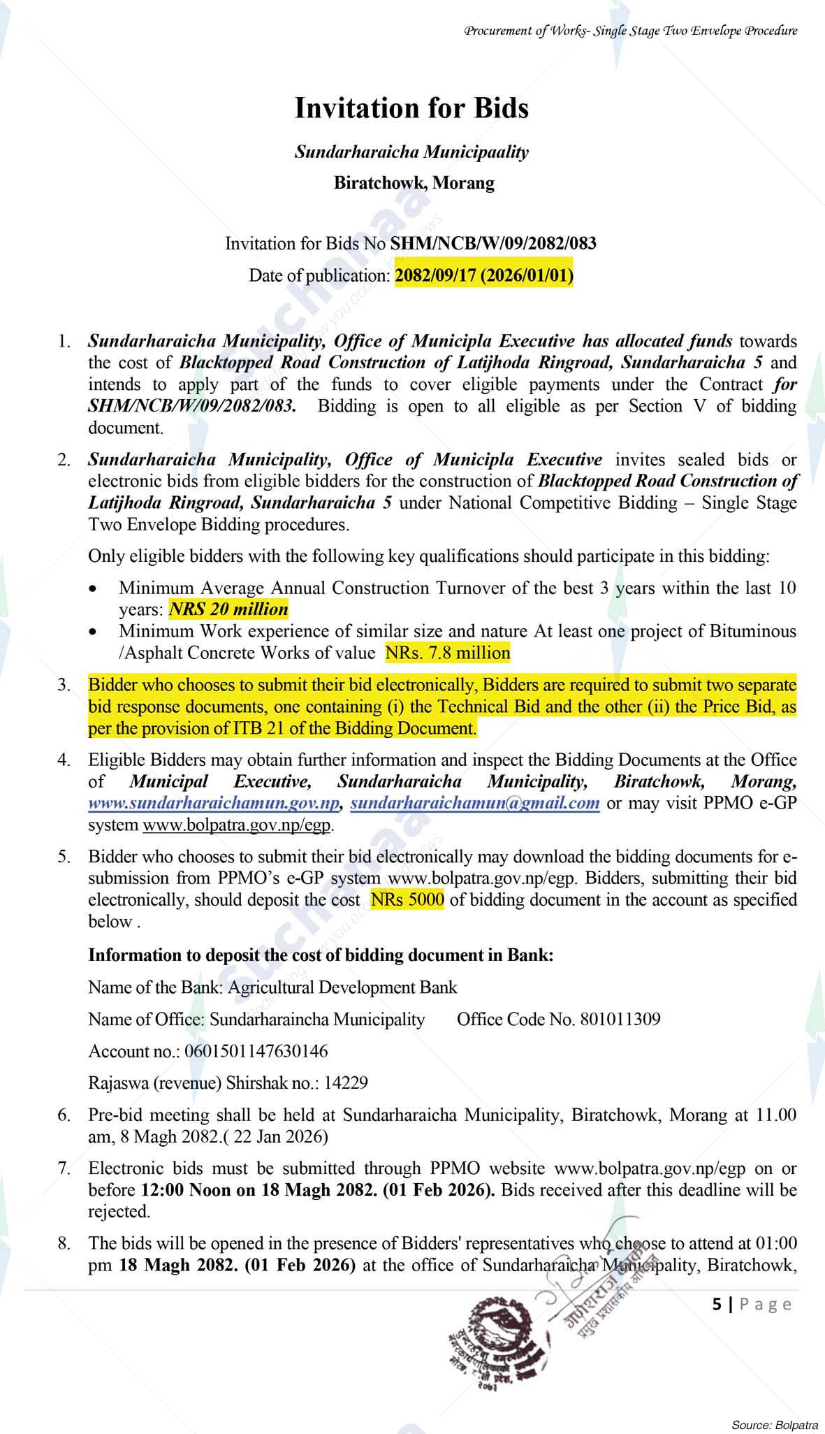 Sundarharaicha Municipality